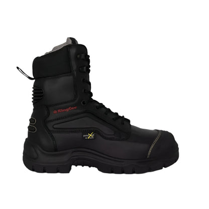 KingGee K27850 Phoenix Leather Met Black Safety Boot