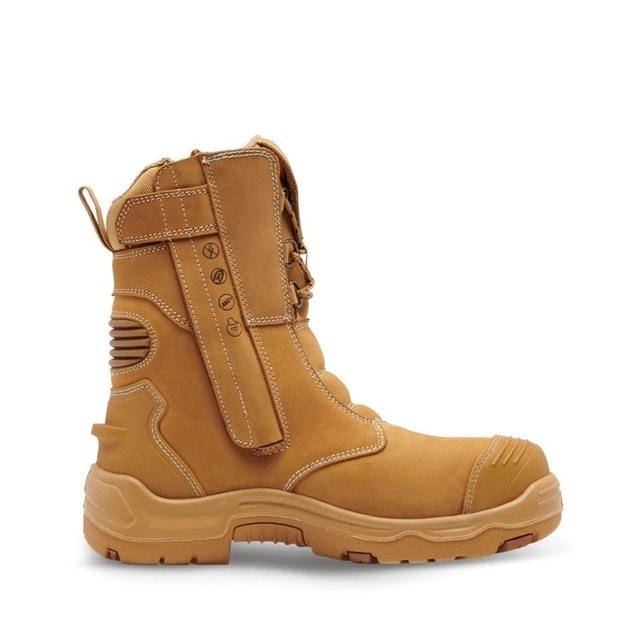 KingGee K28007 Bennu Pro 9 Safety Boots - Wheat - Side View