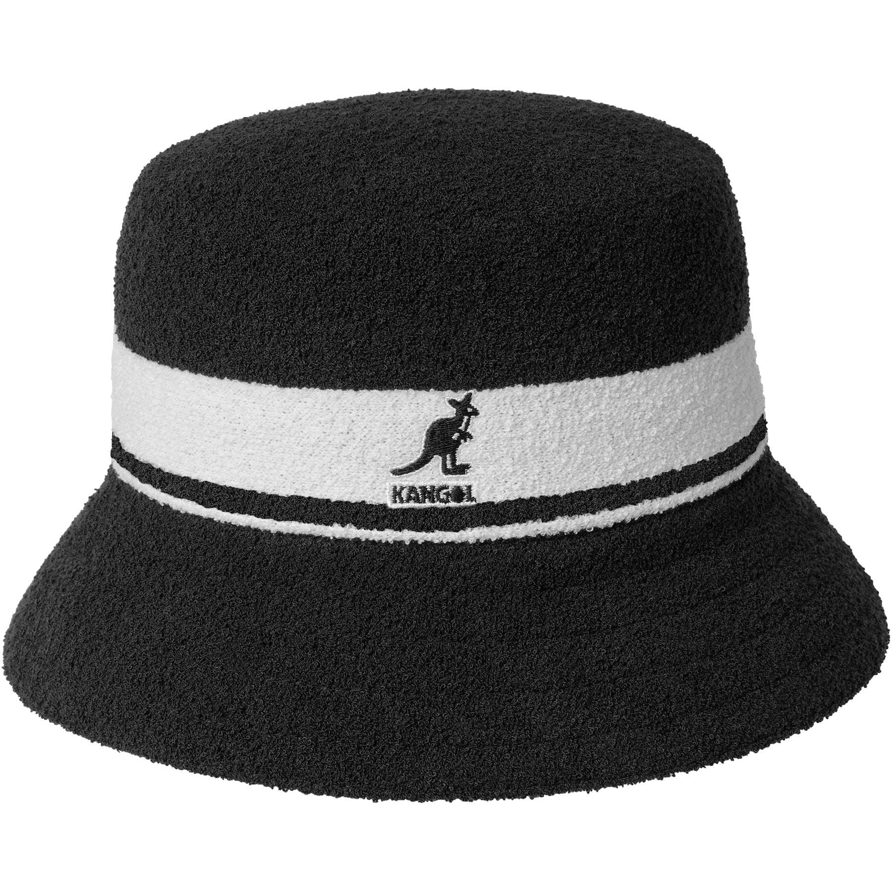 Black modern summer Kangol K3326ST Bermuda Stripe Bucket