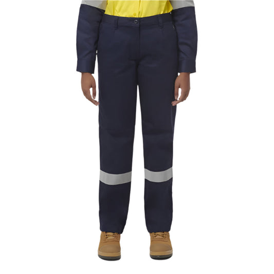 KingGee K43535 Ladies Drill Reflective Pants