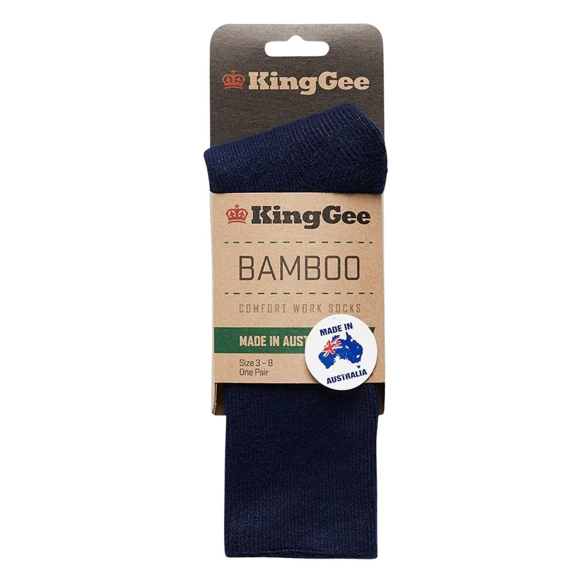 KingGee K49270 Womens Bamboo Work Socks - Navy - Lifestyle