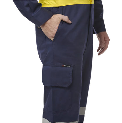 KingGee K51540 KingGee 2 Reflective Spliced Combination Overall