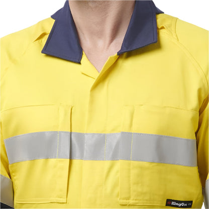 KingGee K51540 KingGee 2 Reflective Spliced Combination Overall