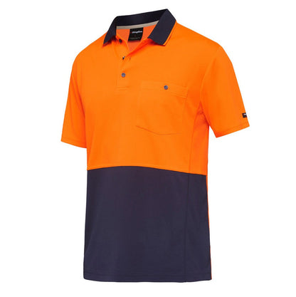KingGee K54205 Workcool Hyperfreeze HiVis Spliced Polo S/S