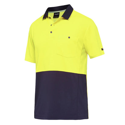 KingGee K54205 Workcool Hyperfreeze HiVis Spliced Polo S/S
