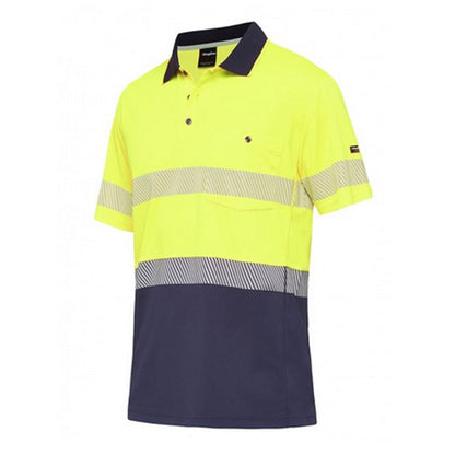 KingGee K54215 Workcool Hyperfreeze HiVis Taped Spliced Polo S/S