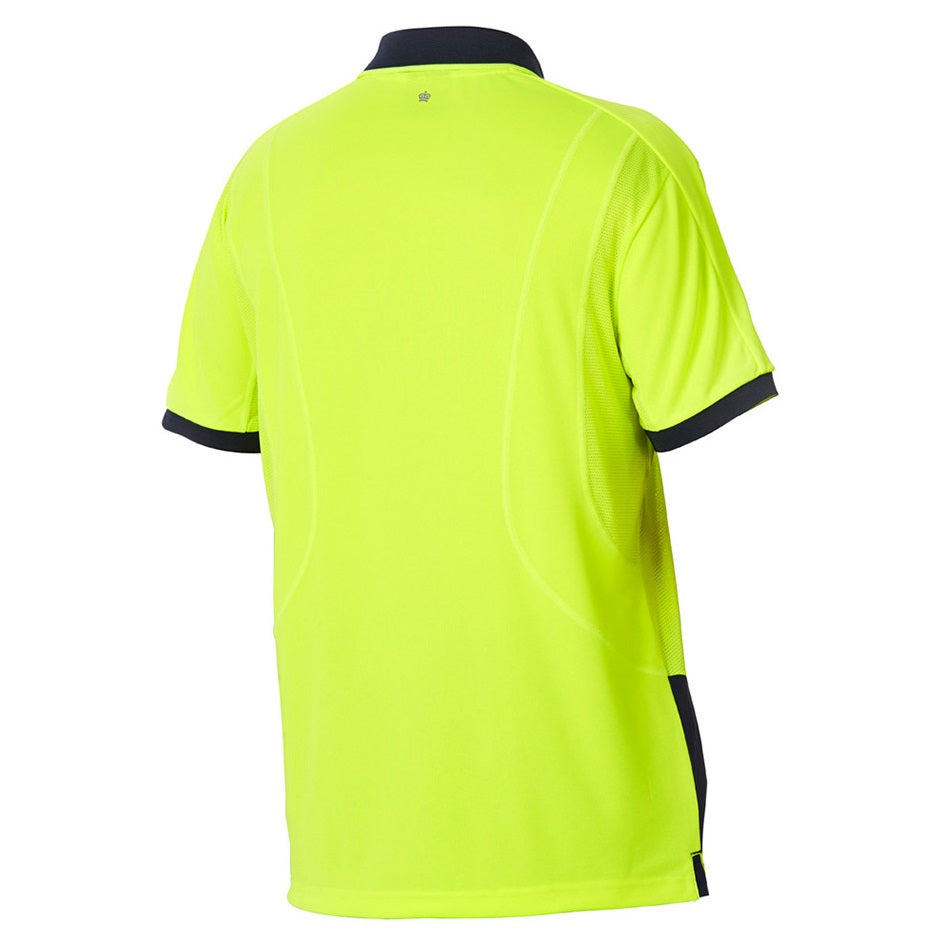 KingGee K54845 Workcool HiVis Spliced Polo S/S