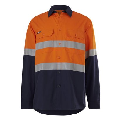 KingGee K54913 Workcool Vented Spliced Shirt Taped Long Sleeve