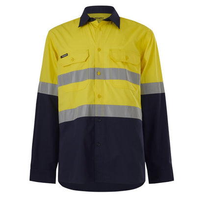 KingGee K54913 Workcool Vented Spliced Shirt Taped Long Sleeve