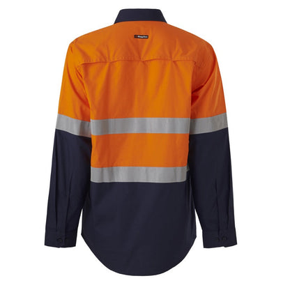 KingGee K54913 Workcool Vented Spliced Shirt Taped Long Sleeve