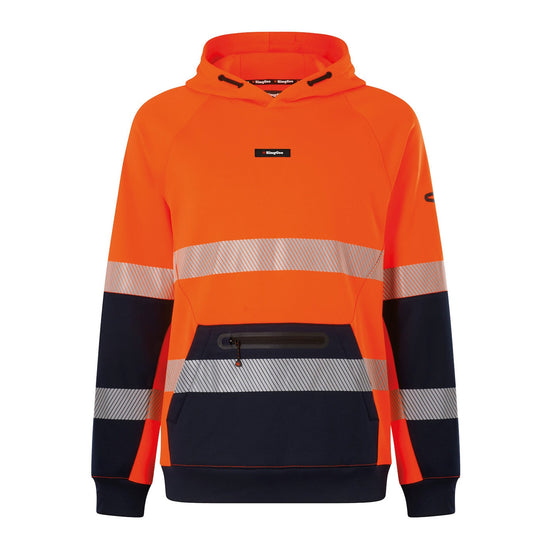 KingGee K55013 Originals Hi Vis Reflective Water Repellent Hoodie