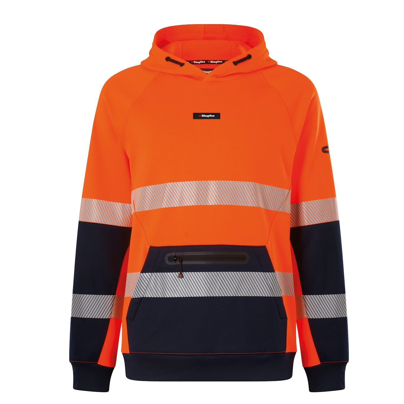 KingGee K55013 Originals Hi Vis Reflective Water Repellent Hoodie