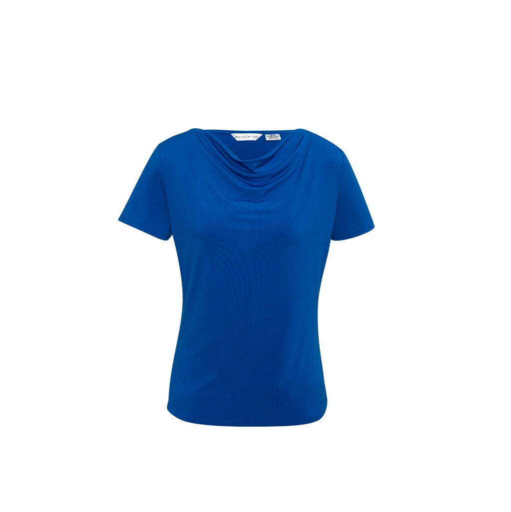 Biz Collection K625LS Womens Ava Top - Electric Blue - Front View