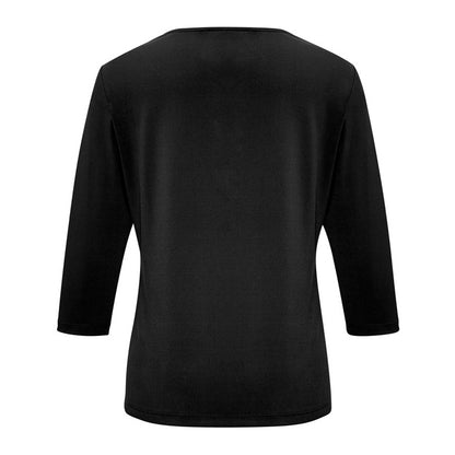 Biz Collection K819LT Lana Ladies V-Neck 3/4 Top