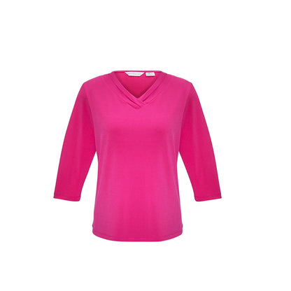 Biz Collection K819LT Lana Ladies V-Neck 3/4 Top