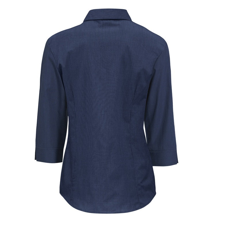 Biz Collection LB8200 Micro Check Ladies 3/4 Shirt