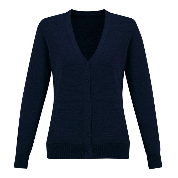 Biz Collection LC916L Roma Ladies Knit Cardigan - Navy - Alternative Front View