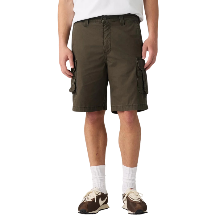 Levis 007W7 Fishing Cargo Shorts - Komodo Green Colour, Front View