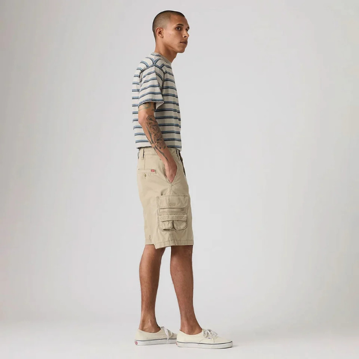 Levis 007W7 Fishing Cargo Shorts - Tree house Colour, Full Side View