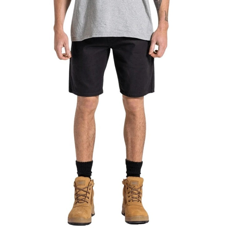 Mens Black, long wearing worksite clothing, rugged workwear, Levis 505 75484 Regular Fit Workwear Utility Shorts