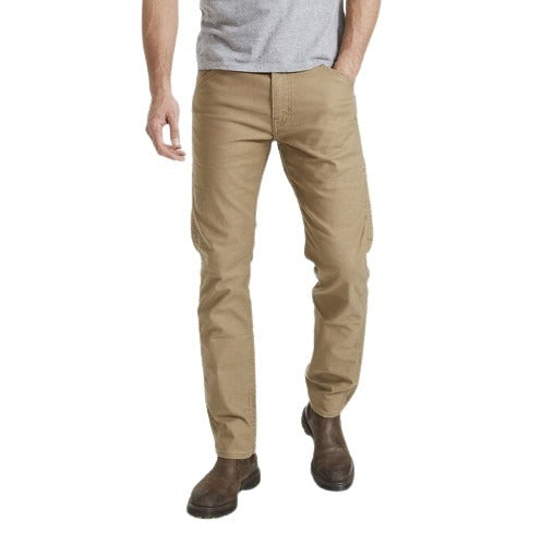 Mens tan beige ermine canvas classic modern fit tapered leg Levis 511 Slim Fit Workwear Utility Pants 