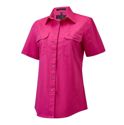 Pilbara RM600BTS Womens Open Front Short Sleeve Shirt