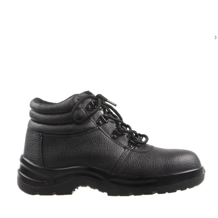 Black Steel Toe Munka MFW18122 Bull Lace Up Safety Boots
