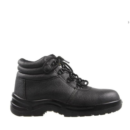 Black Steel Toe Munka MFW18122 Bull Lace Up Safety Boots