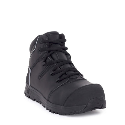 Black Leather Lightweight Slip Resistant Heat Resistant Mack MK000HAUL Haul Waterproof Lace-Up Safety work Boots