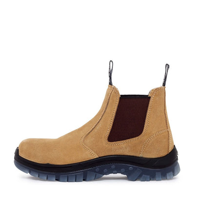 Mack anti-slip men's work boots honey coloured