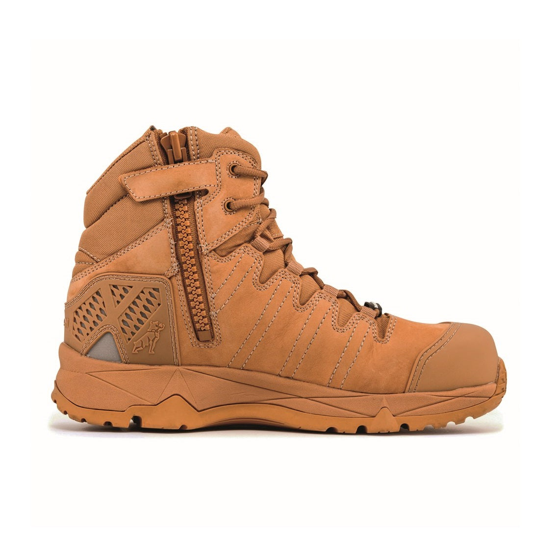 MACK Work Safety Boots Honey Zip Sided