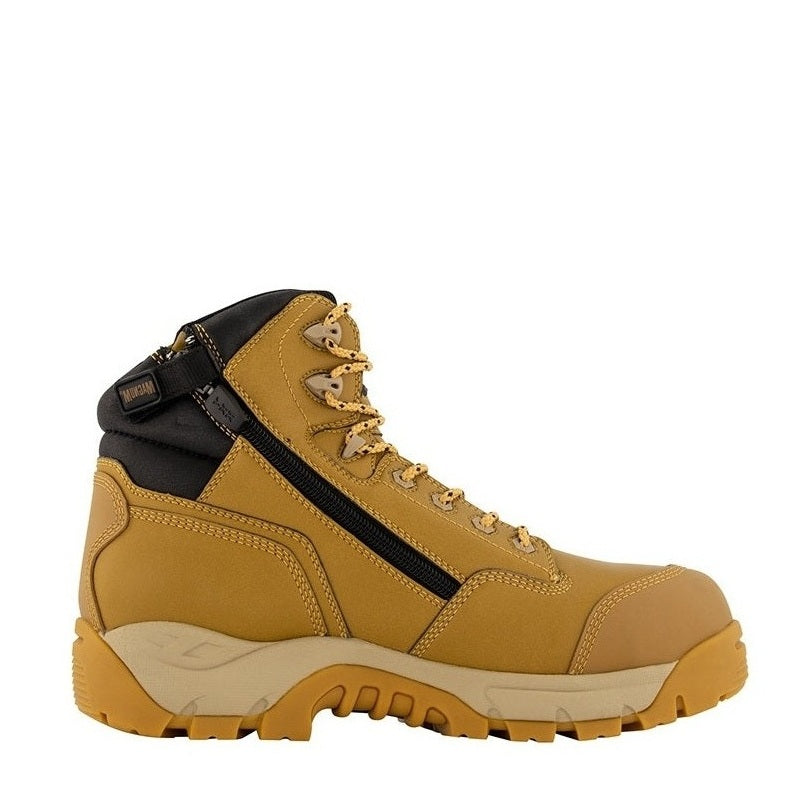 Magnum MPN650 Precision Max WP Soft Toe Boots - Wheat - Zip Side View