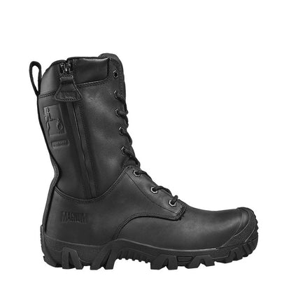Black tactical boot with laces Magnum MVP500 Vulcan Pro Leather CT CP DSZ WPI Safety Boots