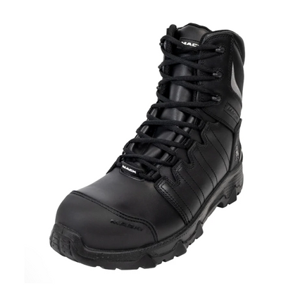 Mack MKTERRP2Z Terrapro Zip 2.0 Safety Boots, airport friendly composite toe, rugged sole, heavy duty work site boot, front angle view