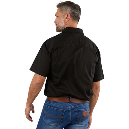 Ringers Western 118110004 Lake Argyle Mens Short Sleeve Full Button Work Shirt