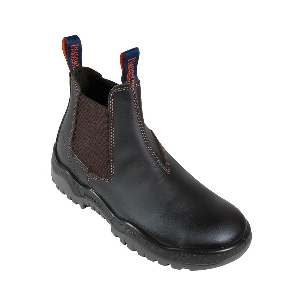 Mongrel 240090 Oil Kip V-Cut Elastic Sided Safety Boot