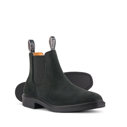 Unisex, strong durable, everyday riding boot. Mongrel 805022 Black Nubuck Non-Safety Riding Boots Pair View