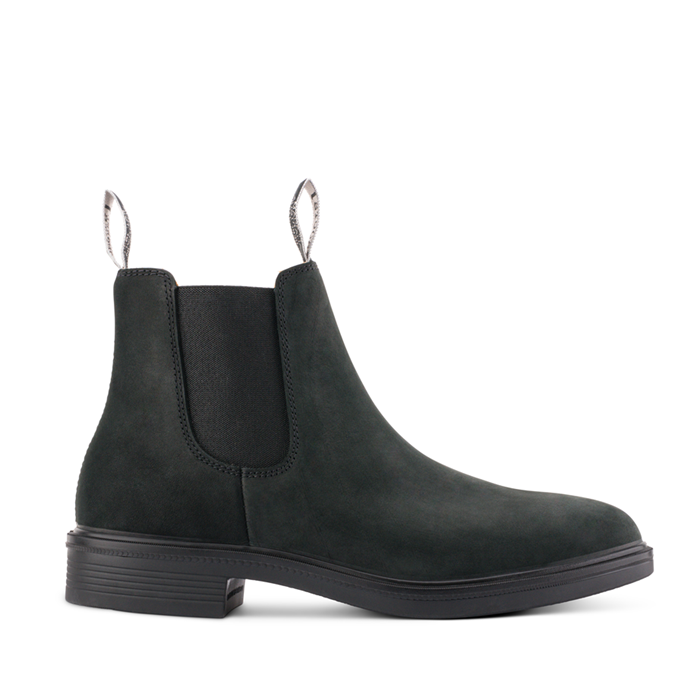 Mens and womens Unisex Premium black nubuck leather Mongrel 805022  Non-Safety Riding Boots Side View