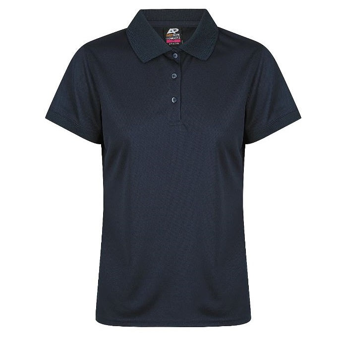 Aussie Pacific N2314 Lachlan Ladies Polo - Navy - Front View