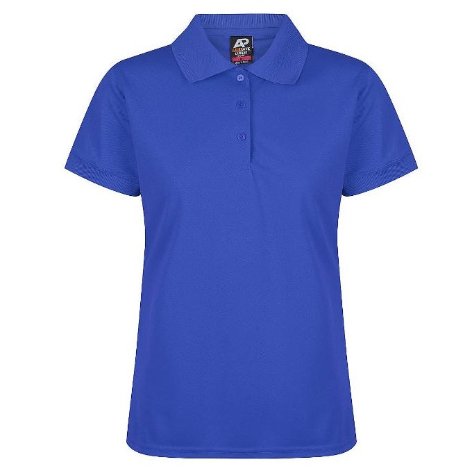 Aussie Pacific N2314 Lachlan Ladies Polo - Royal Blue - Front View