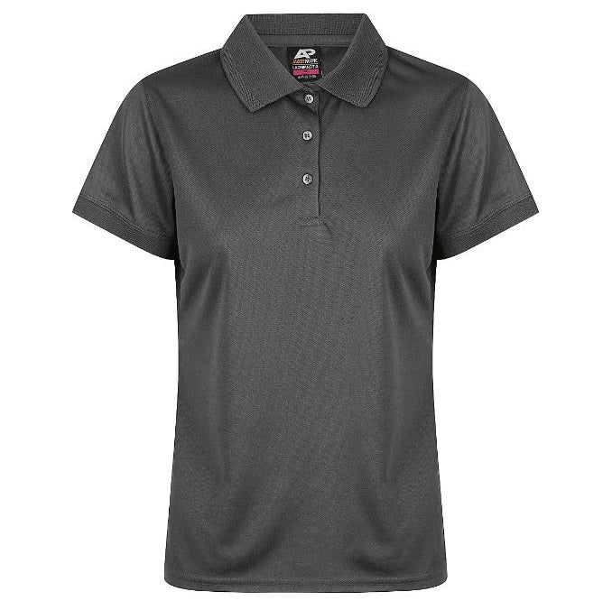 Aussie Pacific N2314 Lachlan Ladies Polo - Slate - Front View