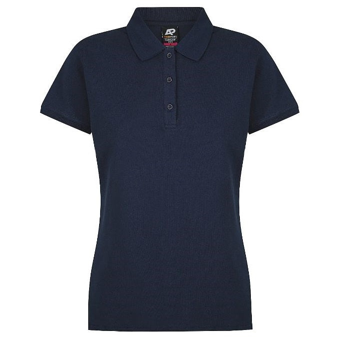 Aussie Pacific N2315 Claremont Ladies Work Polo Navy - Front view