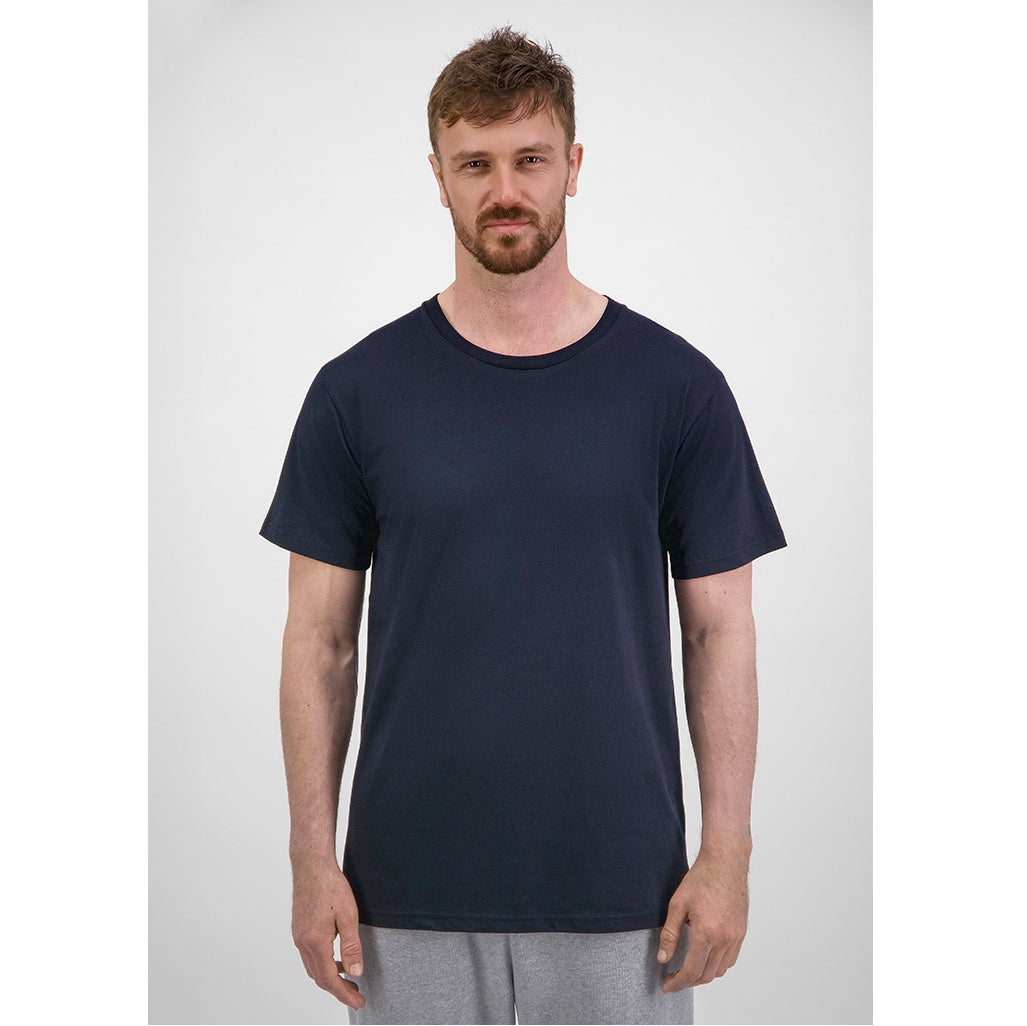 GOODMATES X1001M Mens Basis Short Sleeve Tee - Navy - Alternative Front View