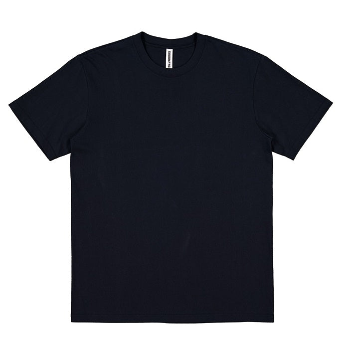 Black t-shirt on a white background