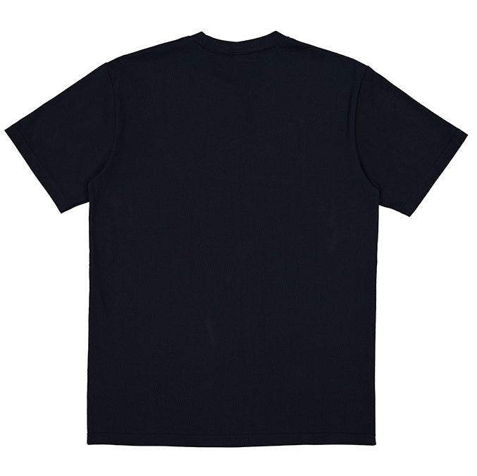 Black t-shirt on a white background