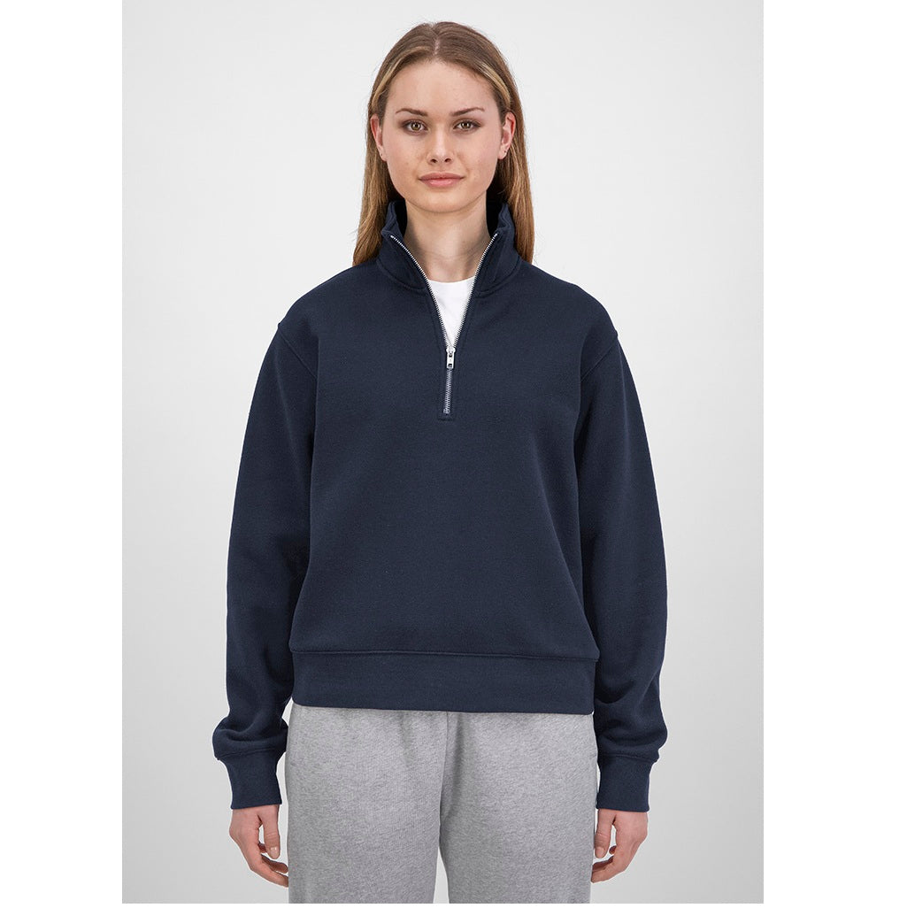 GOODMATES X2006W Womens Everyday 1/4 Zip - Navy - Alternative Front View