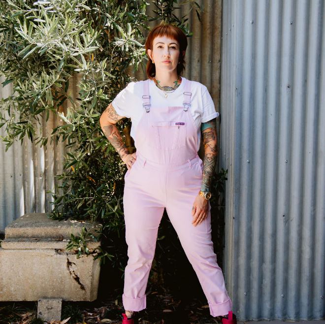 Green Hip O-ALLW Womens Overalls