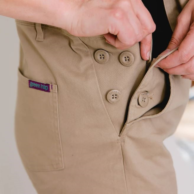 Green Hip O-ALLW Womens Overalls