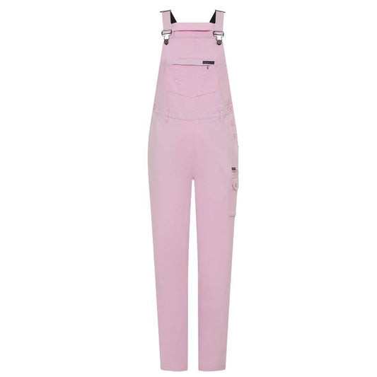 Pink bib Green Hip O-ALLW Womens Overalls