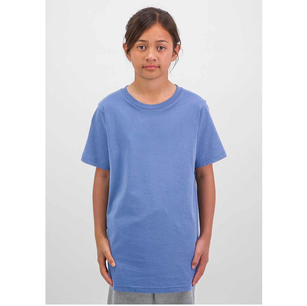 GOODMATES X1001K Kids Basis Short Sleeve Tee - Ocean - Alternative Front View